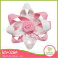 Pink and white impeccable ribbon bows for sale